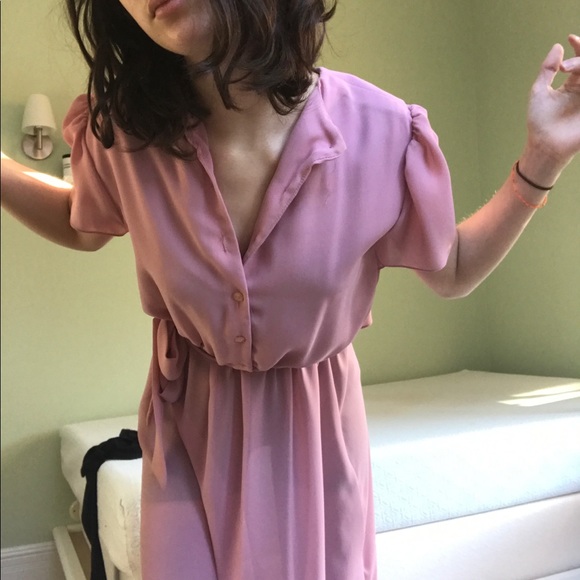 Vintage 70s Algo sheer dress - Picture 7 of 10